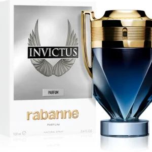 Paco Rabanne Invictus Parfum 100 ml - flacone trofeo dorato profumo uomo ambrato aromatico